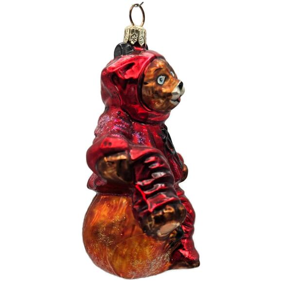Christopher Radko You Little Devil Bear Pumpkin Halloween Christmas Ornament - Picture 7 of 13